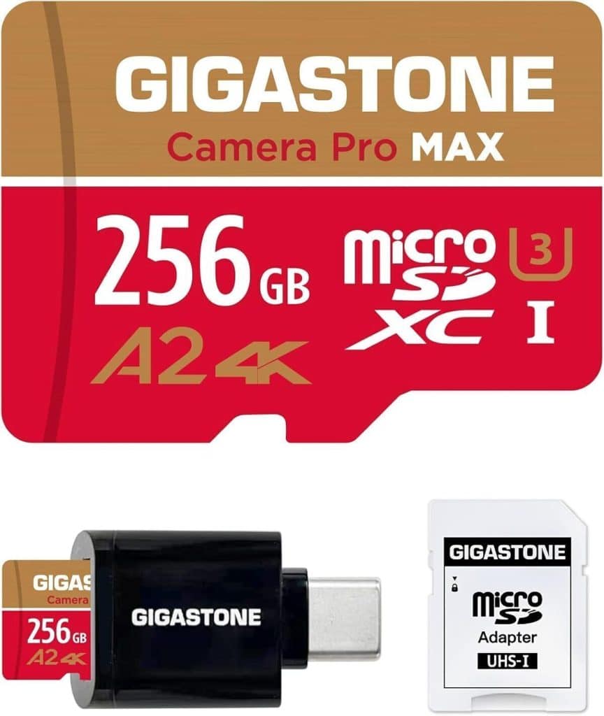 Test : carte microsdxc Gigastone 256 go avec lecteur Usb 3.2 Type c