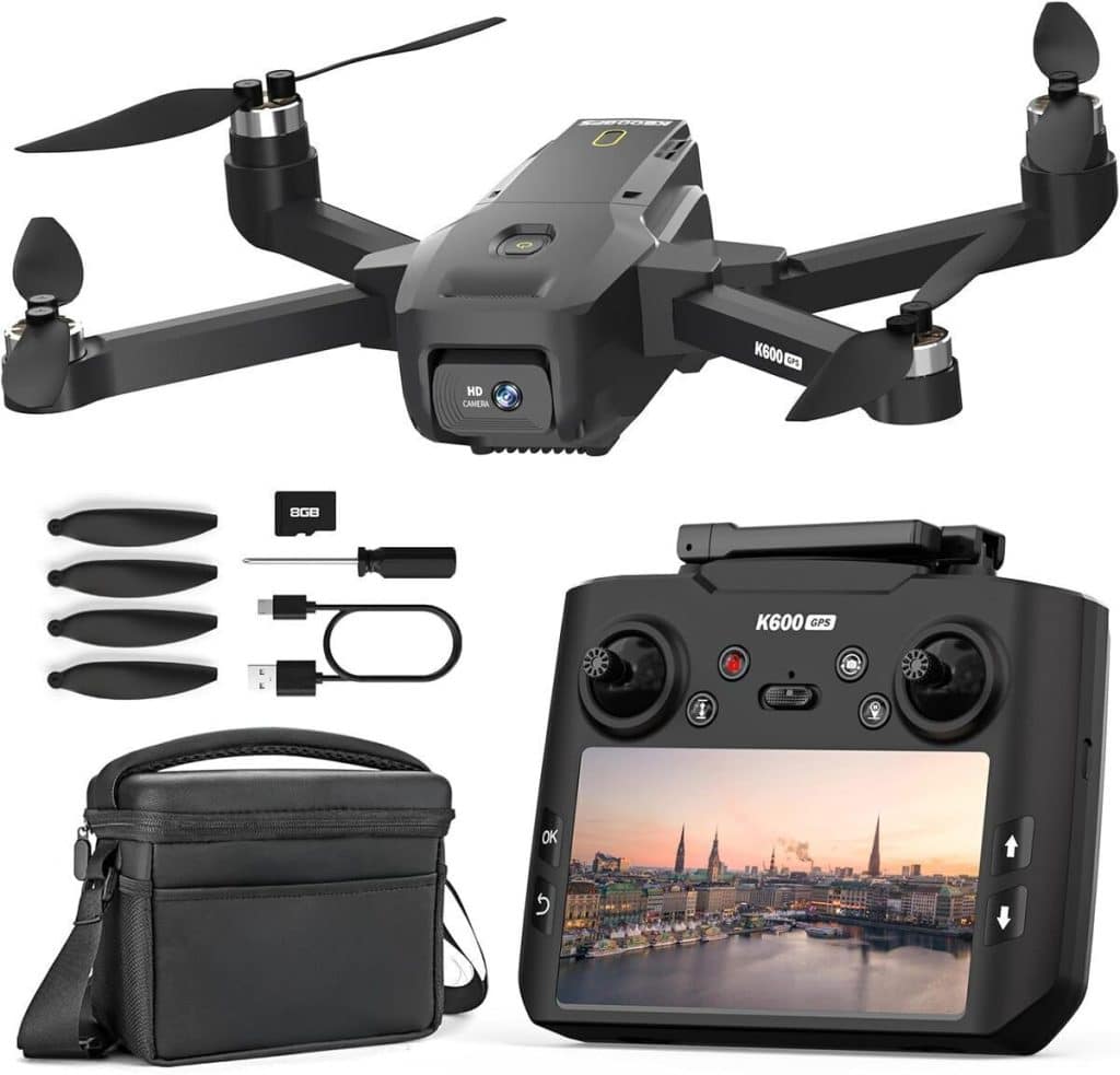 Test du drone K600GPS : caméra 1080P et retour automatique
