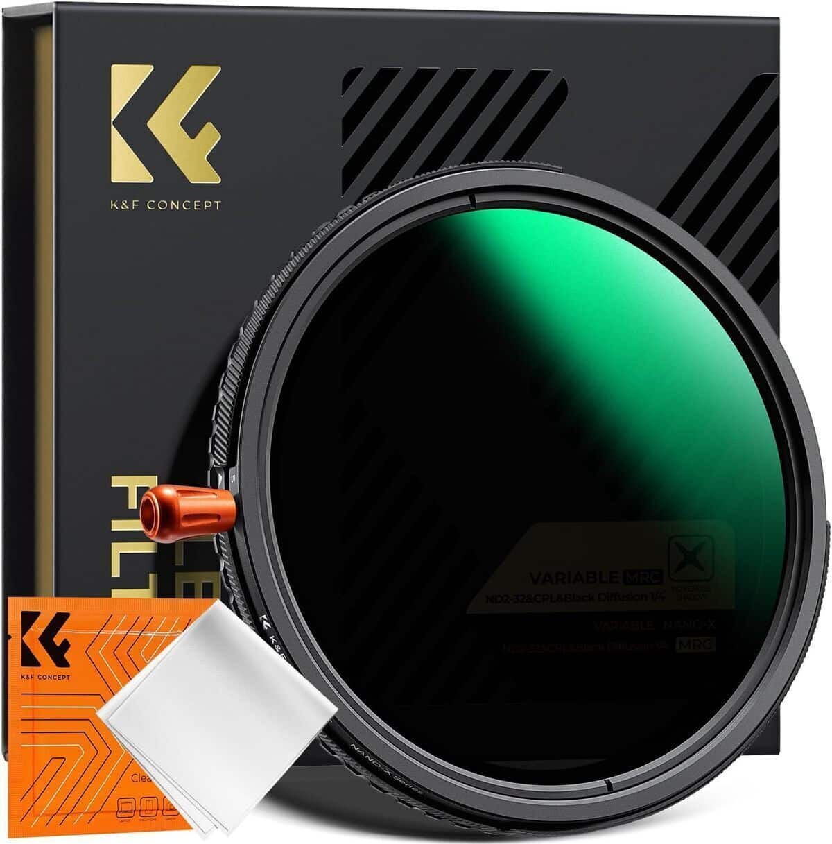 Test du filtre K&F Concept 72mm Nano-X 3-en-1 : nD2-32, cPL et Black-Mist
