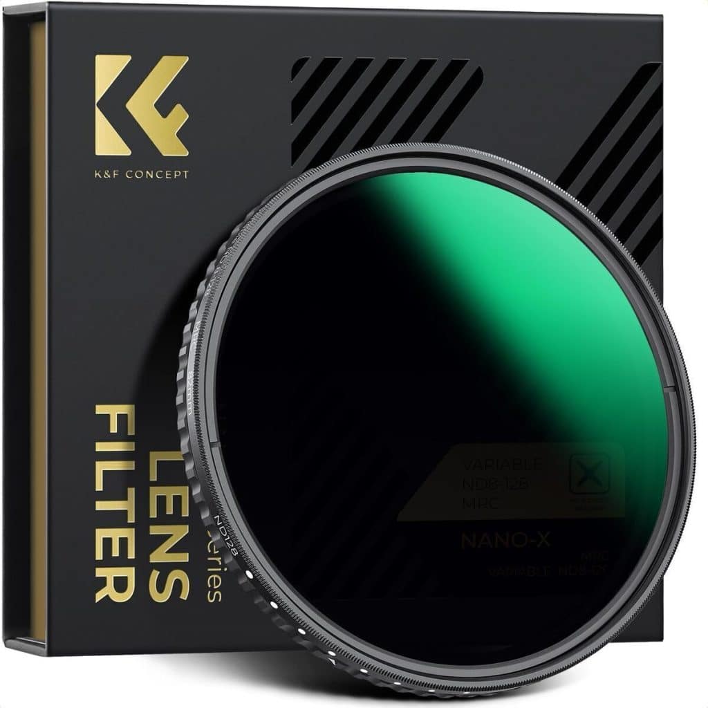 Test du filtre ND variable K&F Concept 77 mm : performance et polyvalence