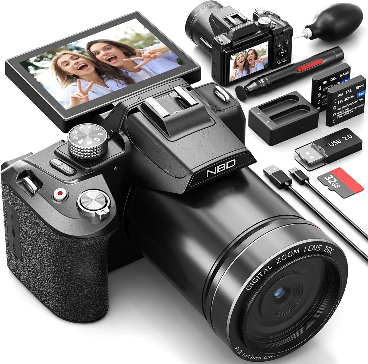 Test du NBD appareil photo 8K 64MP : autofocus et zoom 16x en action