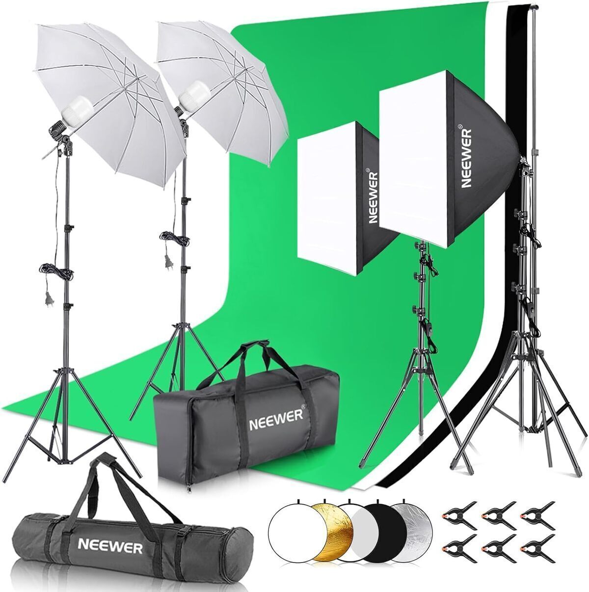 Test : kit d'éclairage Neewer avec support de fond et lumière continue