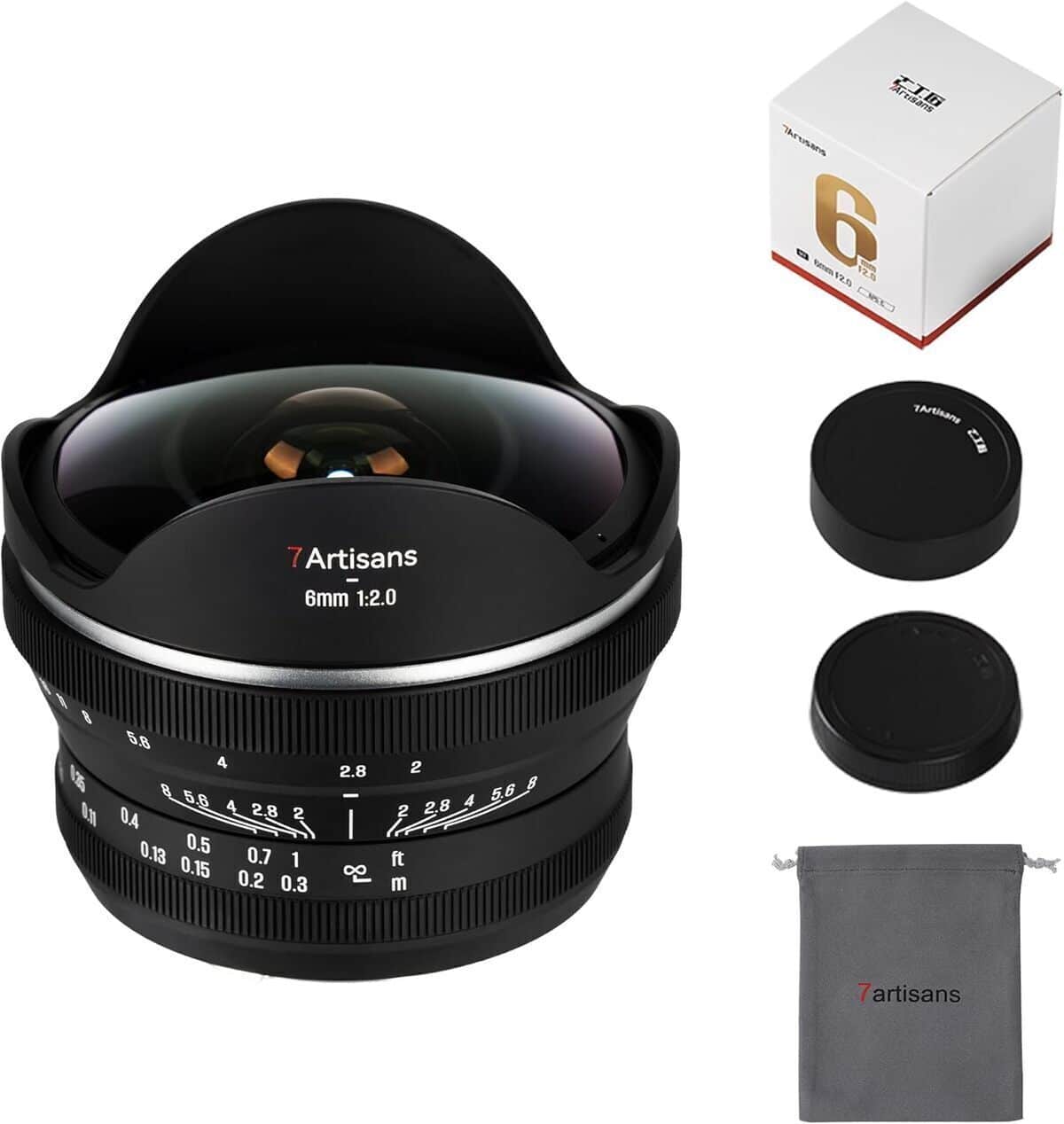 Test : objectif fisheye 7artisans 6 mm F2.0 pour Fuji X
