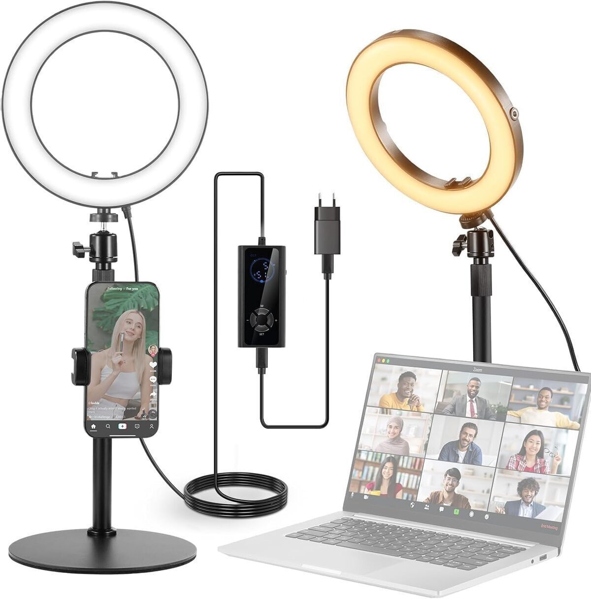 Test : ring light Neewer 8" RH8B, puissance et polyvalence