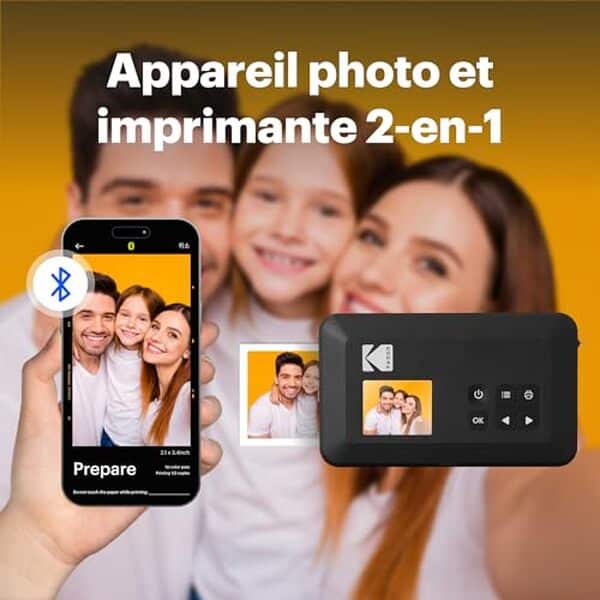 Découvrez notre test détaillé du Kodak Mini Shot 2 Retro, l'appareil photo instantané avec imprimante intégrée. Qualité, performances et verdict complet.