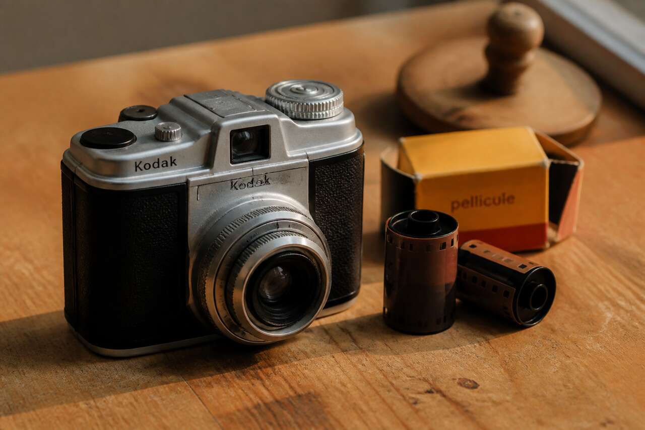 La d&eacute;mocratisation : la pellicule et l&rsquo;&egrave;re kodak