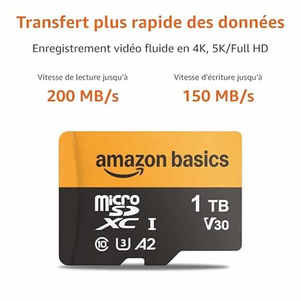 Découvrez notre test détaillé de la microSDXC 1 To Amazon Basics : vitesses de lecture, fiabilité et rapport qualité-prix analysés en profondeur. 