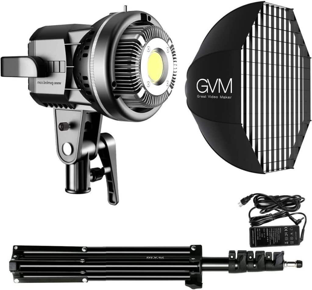 Test de la lampe vidéo LED GVM 80W : outil idéal pour studio et vlog