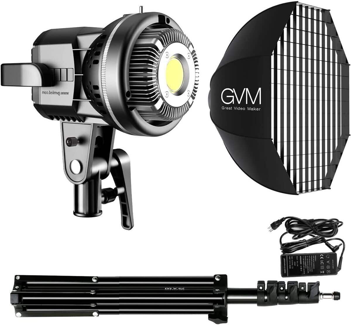 Test de la lampe vidéo LED GVM 80W : outil idéal pour studio et vlog