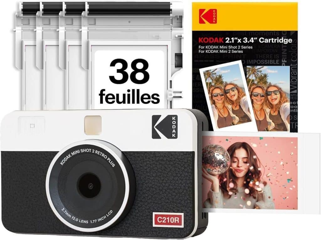 Test du Kodak Mini Shot 2 Retro : appareil photo et imprimante tout-en-un