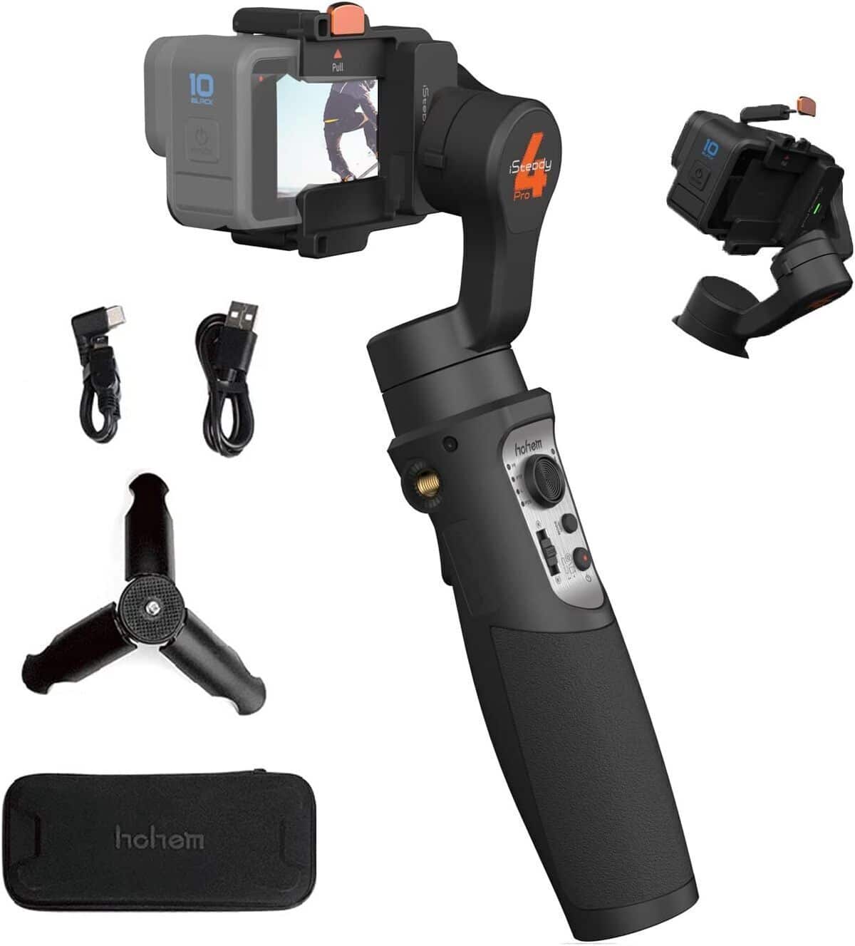 Test du stabilisateur Hohem iSteady Pro 4 : performance pour action cam