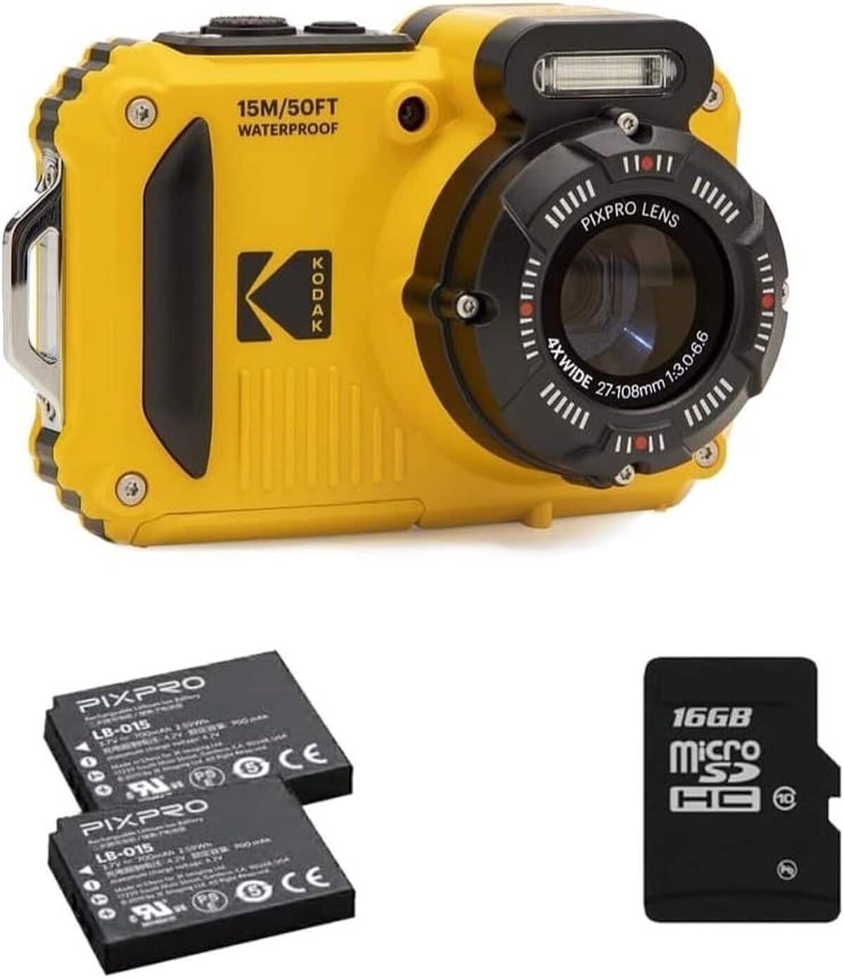 Test : kodak Pixpro WPZ2, le compact étanche et résistant