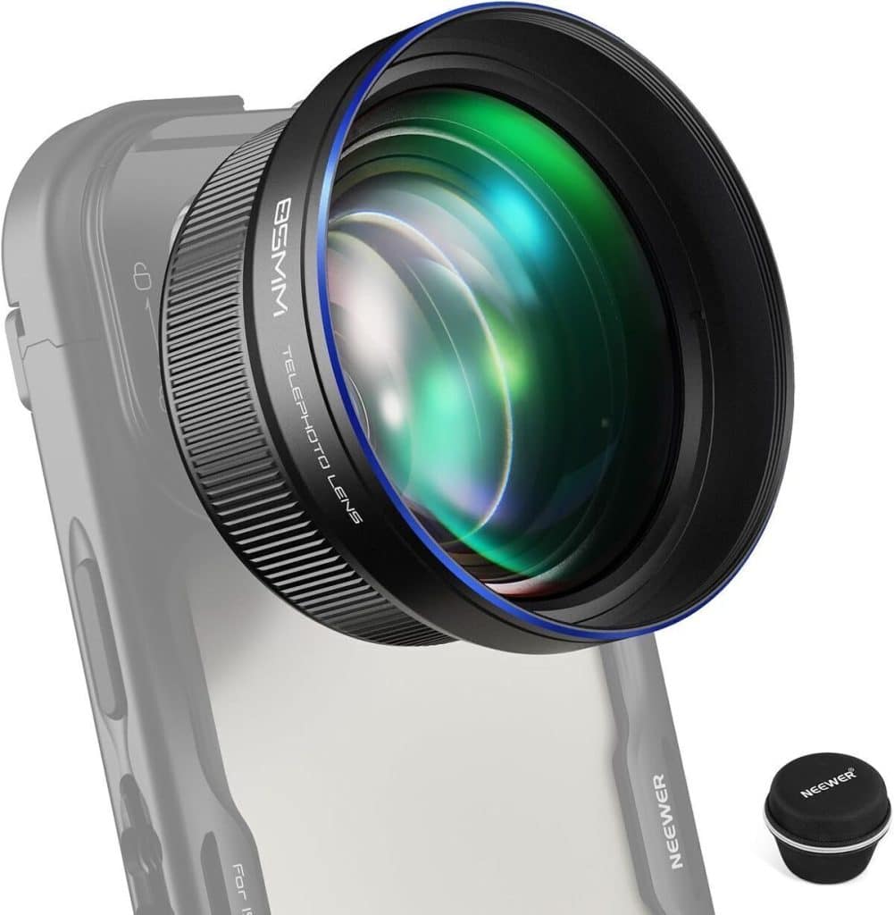 Test : téléobjectif HD Neewer 85mm pour smartphone