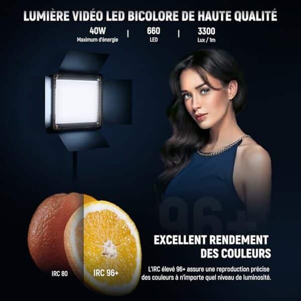 Découvrez notre test détaillé du kit d'éclairage LED Neewer 660 bicolore : performances, qualité et rapport qualité-prix pour les photographes de studio. 