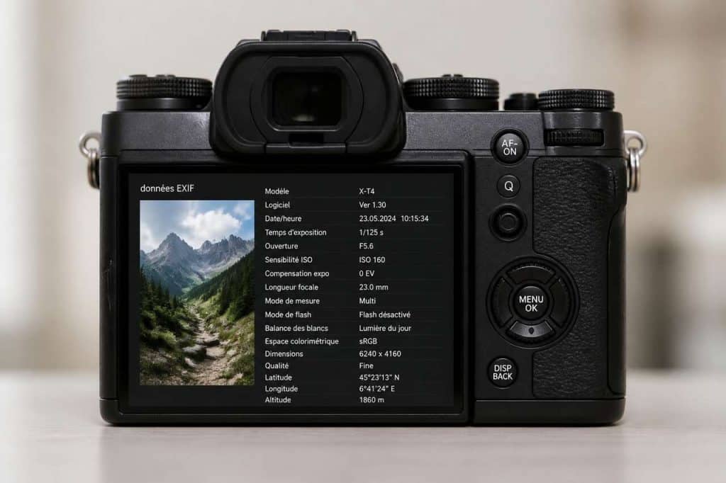 Comprendre les données EXIF de vos photos numériques
