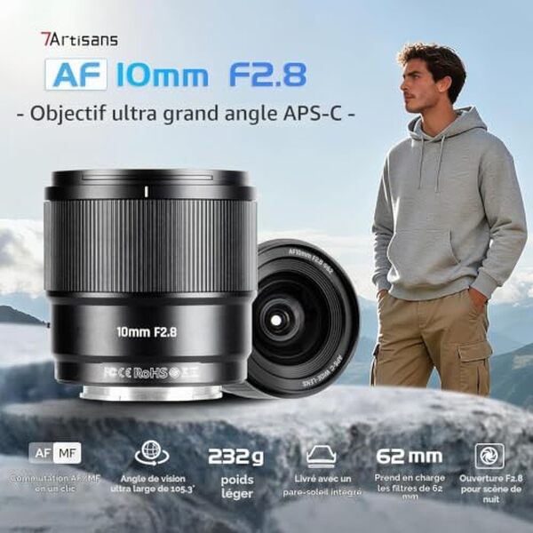 Découvrez notre test détaillé du 7artisans AF 10mm F2.8, l'objectif ultra grand angle idéal pour les photographes Sony E. Performances, qualité optique et prix analysés.