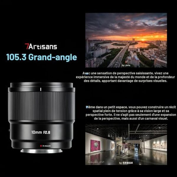 Découvrez notre test complet de l'objectif grand angle 7artisans AF 10 mm F/2.8 pour Fujifilm : performances, avantages et qualité optique. 