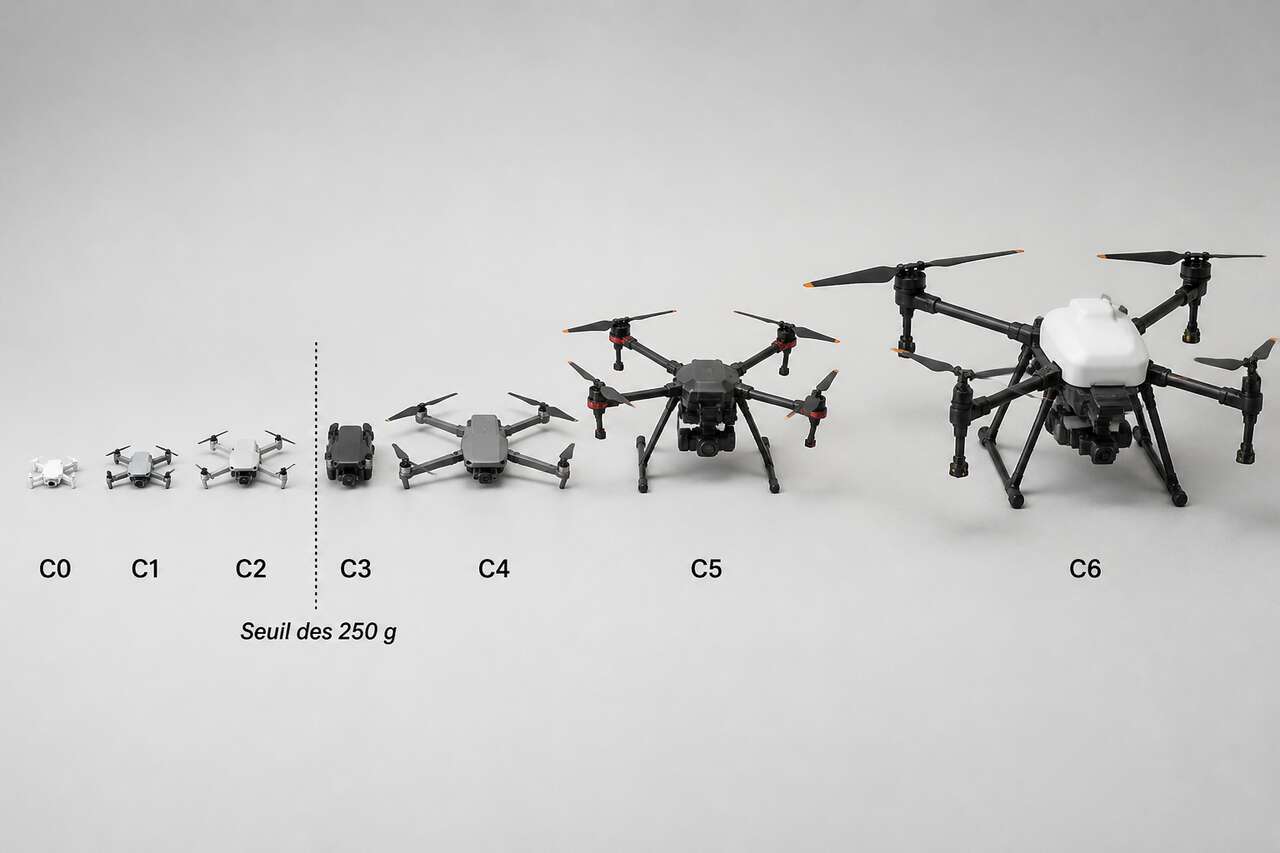 Poids et classes (c0 à c6) : ce que le seuil des 250 g change vraiment Poids et classes (c0 à c6) : ce que le seuil des 250 g change vraiment