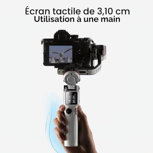 Découvrez notre test du stabilisateur Zhiyun Crane M3 4-en-1 pour smartphone, caméra d'action et bien plus. Performances, polyvalence et qualité vidéo analysées en détail. 
