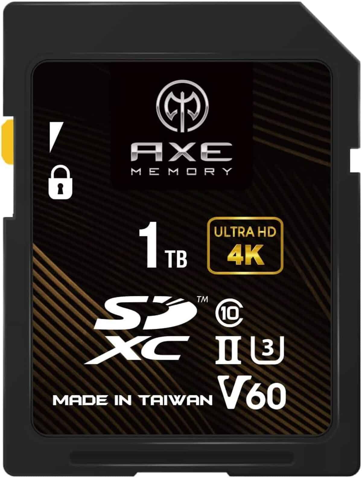Test de la carte sd axe memory 1 to v60 ultra rapide