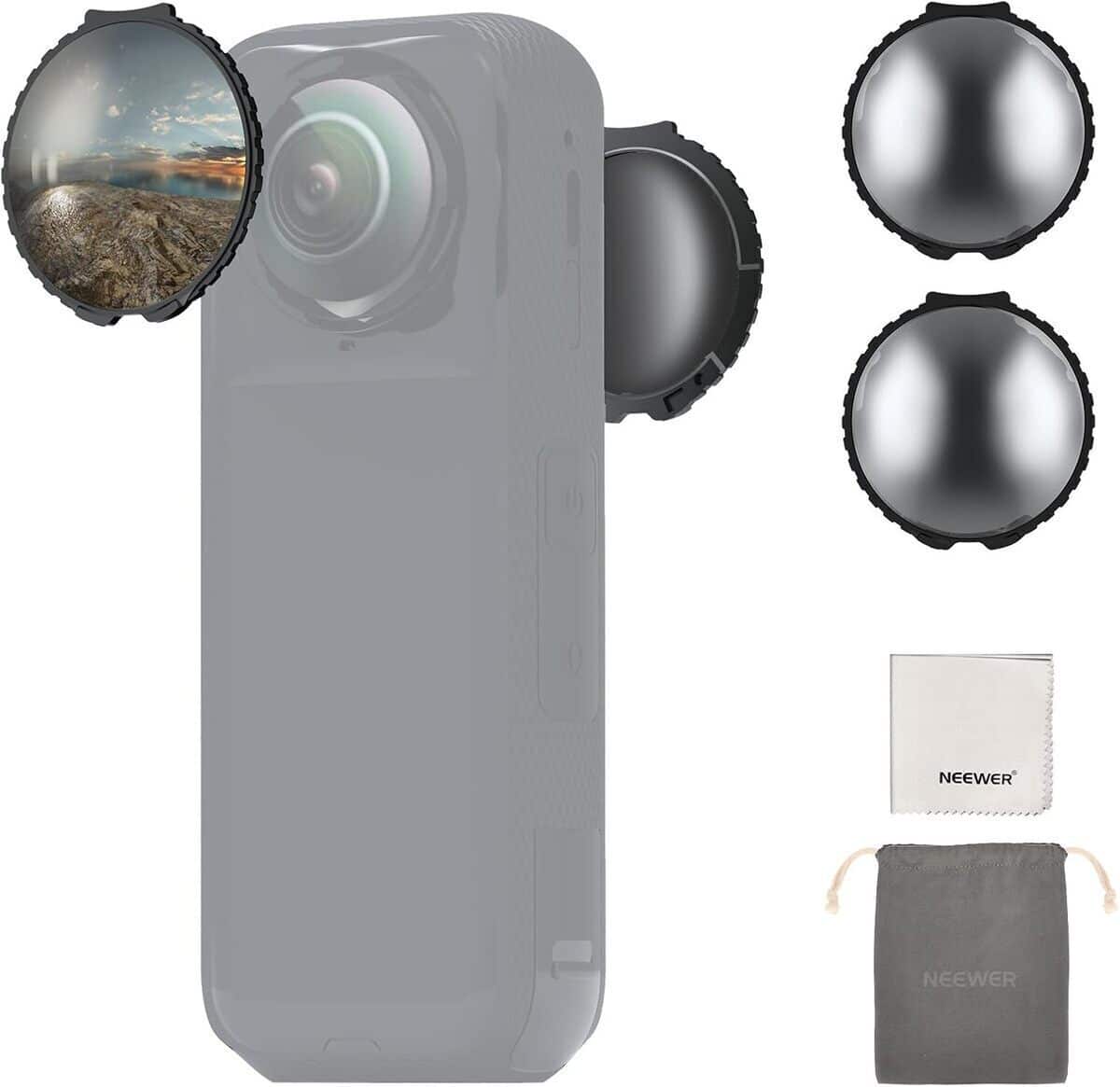 Test des filtres ND32 Neewer pour Insta360 X5 : performance assurée