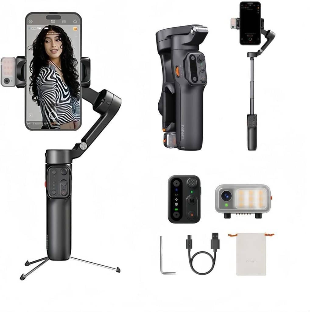 Test du gimbal Hohem iSteady V3 : stabilisateur 3 axes avec suivi AI