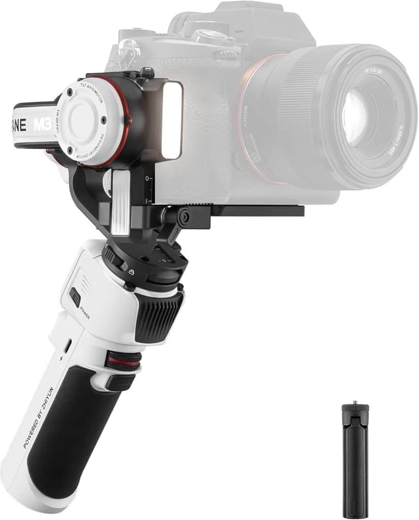 Test du stabilisateur Zhiyun Crane M3 4-en-1 : smartphone, caméra d'action et plus