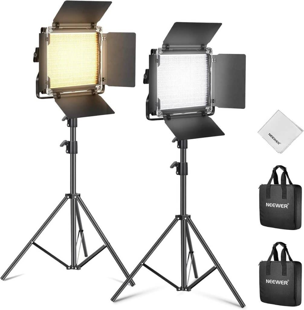Test : kit d'éclairage LED Neewer 660 bicolore pour studio photo
