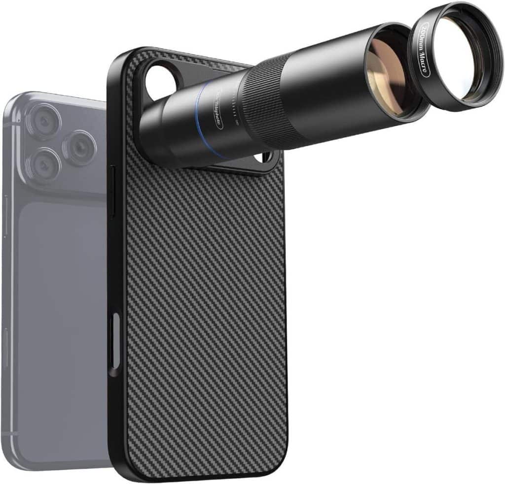 Test : objectif téléobjectif Apexel 10x et macro 200 mm pour iPhone 17 Pro Max