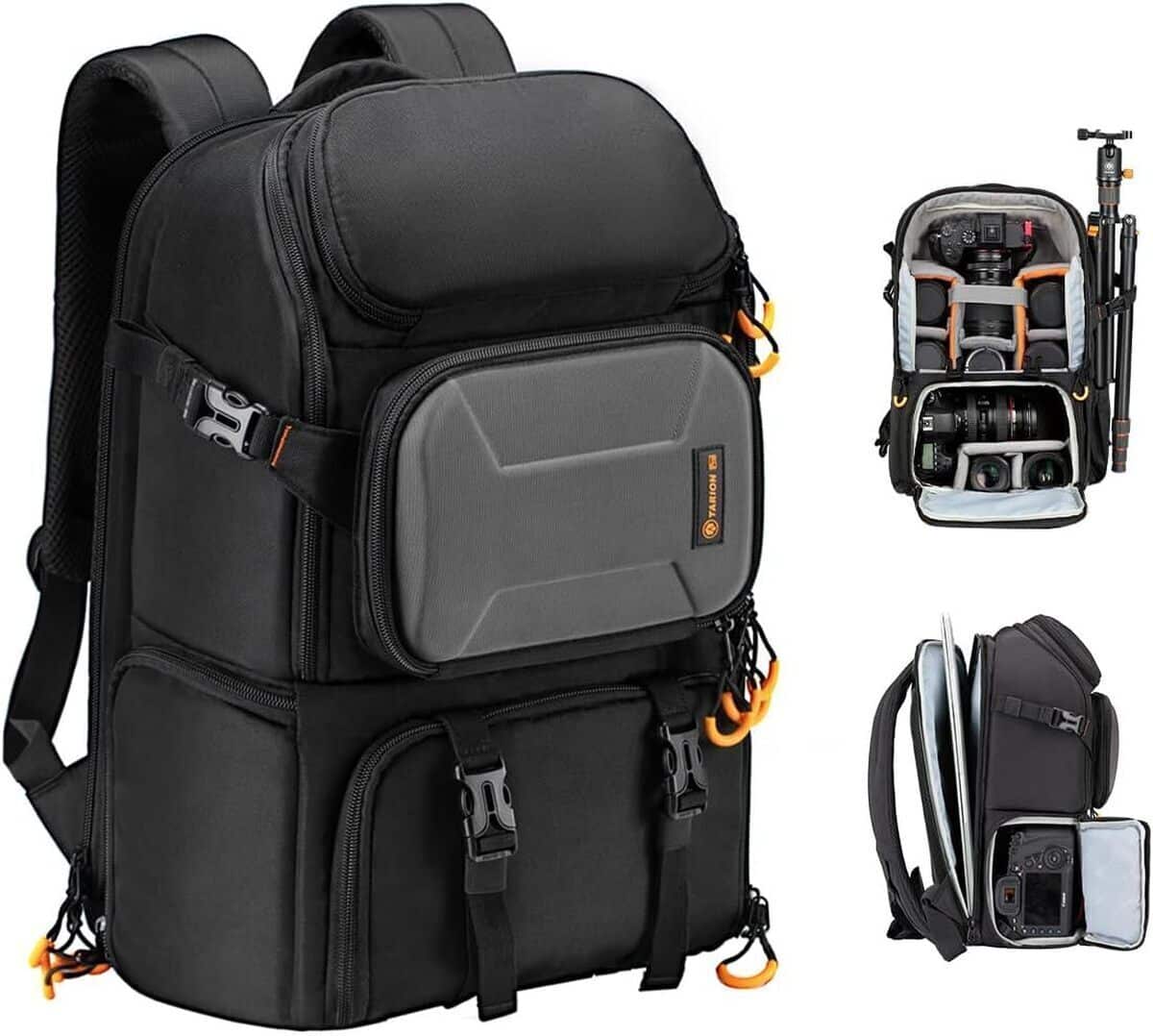 Test : sac à dos photo 15L Tarion avec compartiment ordinateur portable et housse imperméable