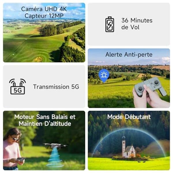 Découvrez notre test complet du Ameta S20 Lite, le mini drone 4K idéal pour débuter. Performances, autonomie, qualité vidéo et prix : tous les détails pour bien choisir.