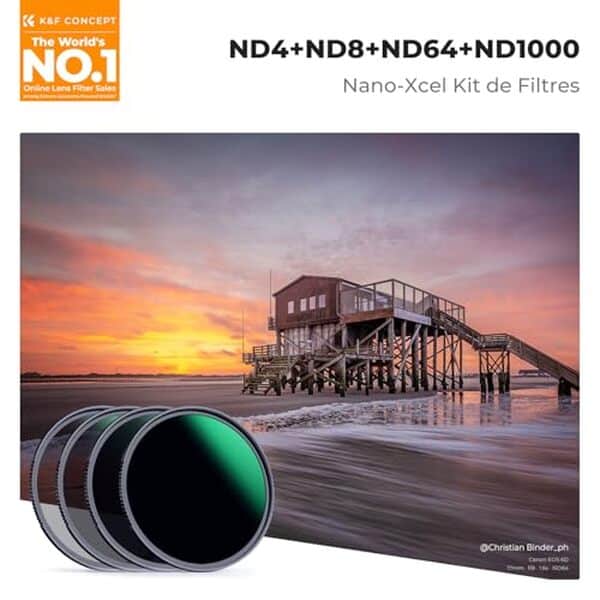 Découvrez notre test des filtres densité neutre 67mm K&F Concept : performances, qualité optique et utilité pour votre reflex numérique en détail.