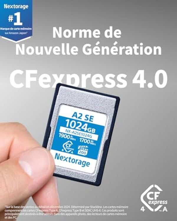 Découvrez notre test complet de la carte Nextorage CFexpress Type A 256 Go : performances, fiabilité et compatibilité avec vos appareils Sony et Fujifilm. 