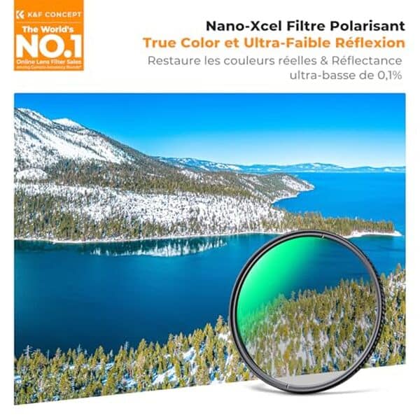 Découvrez notre test complet du filtre polarisant K&F Concept Nano-X 82mm : performances, qualité optique et verdict sur ce filtre photo professionnel.