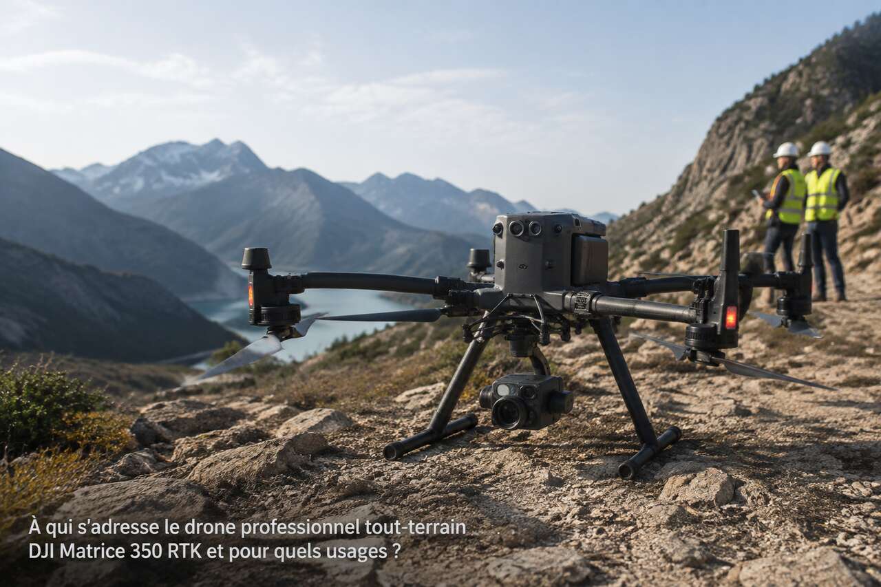 &agrave; qui s&rsquo;adresse le dji matrice 350 rtk et pour quels usages