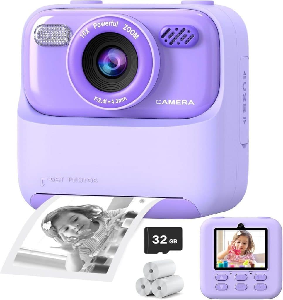 Test : appareil photo enfant 1080p avec selfie et impression