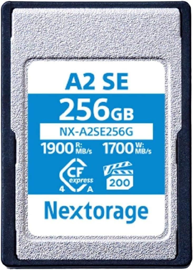 Test : carte Nextorage CFexpress Type A 256Go pour appareils Sony/Fujifilm