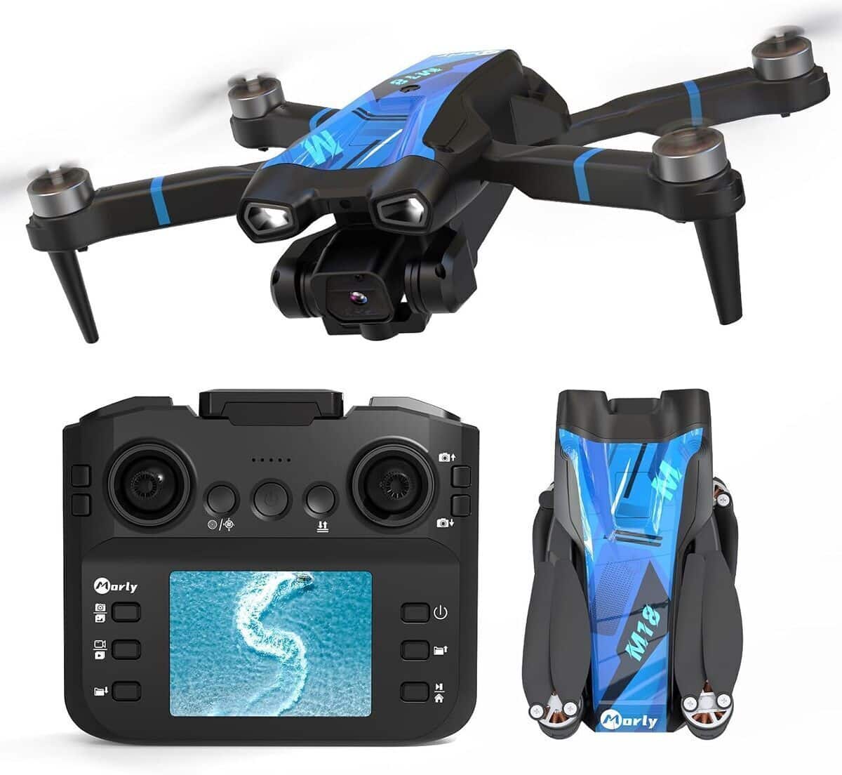 Test du drone M18LCD : design pliable et caméra 4K