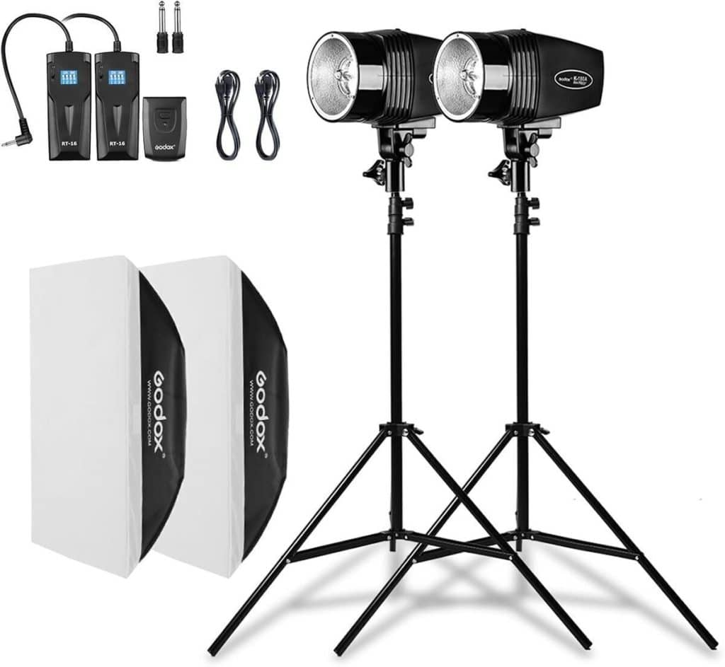 Test du kit de flashs Godox pour studio : performance et polyvalence