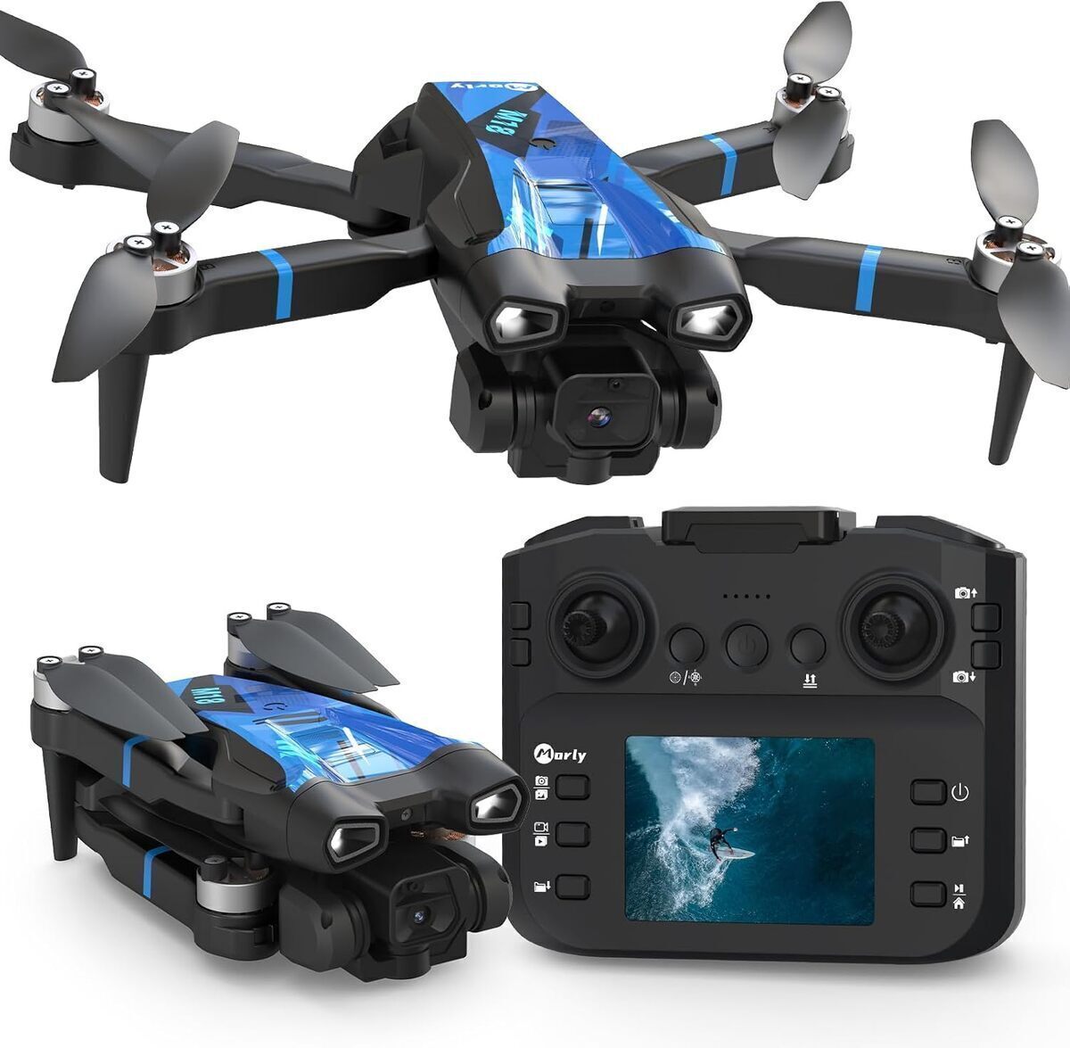 Test du mini drone Morlyrctooy M18LCD : caméra 4K et design pliable