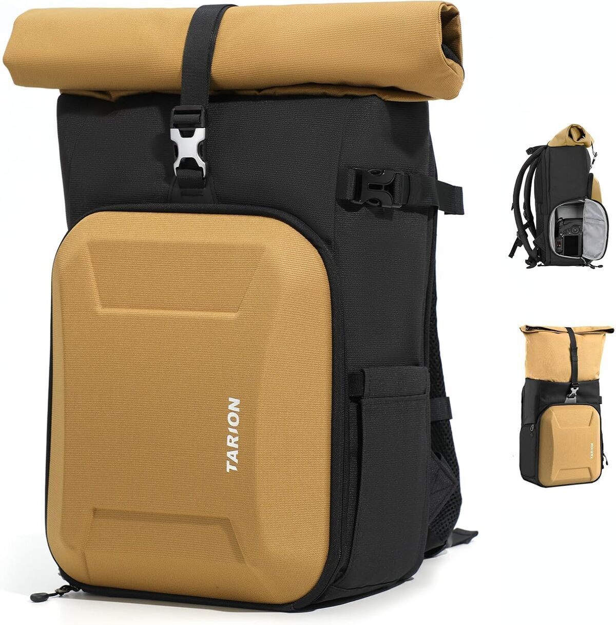 Test du sac à dos photo Tarion Rolltop : espace et accès rapide