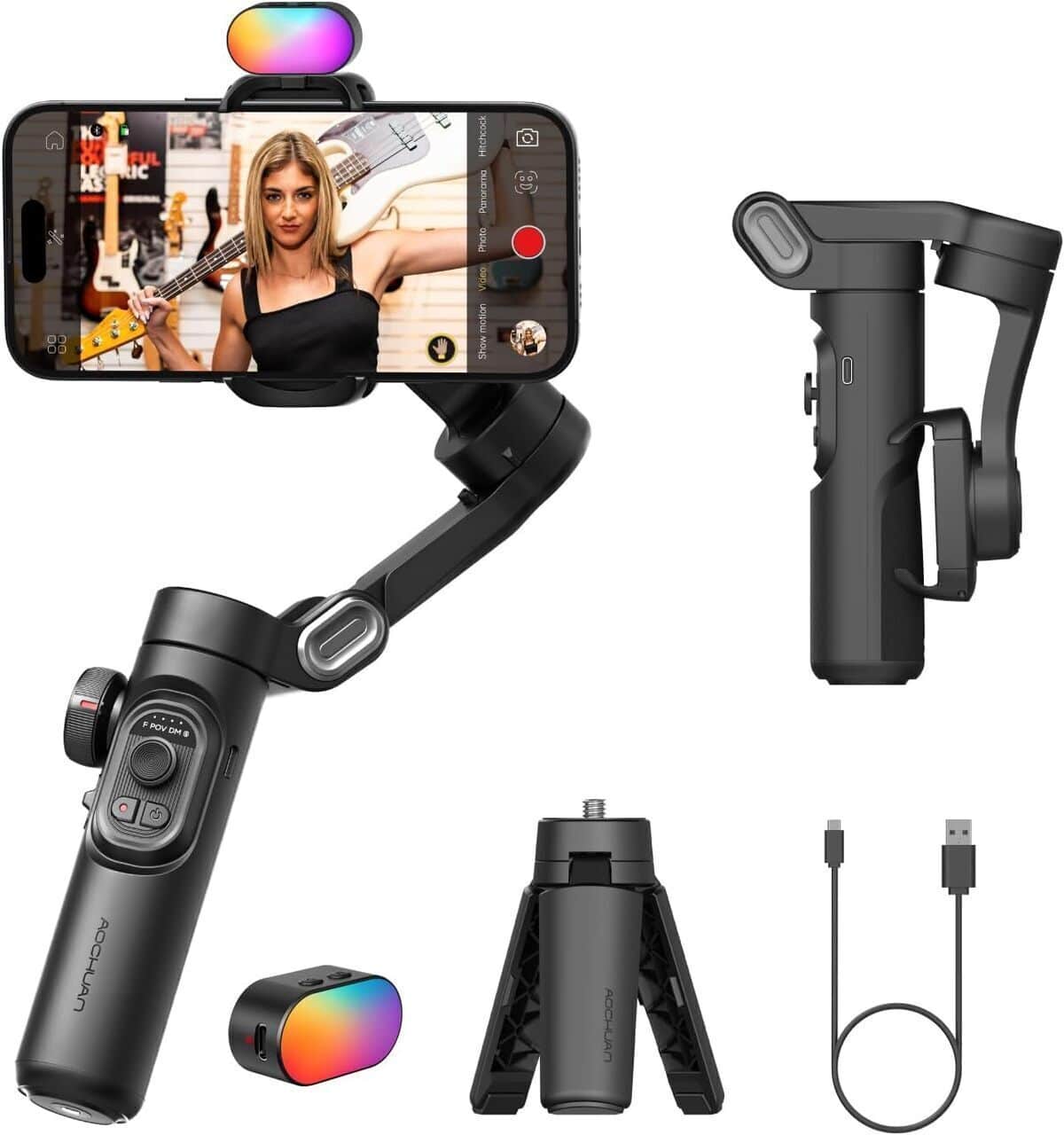 Test du stabilisateur de cardan AOCHUAN Smart XE : performance vidéo optimale