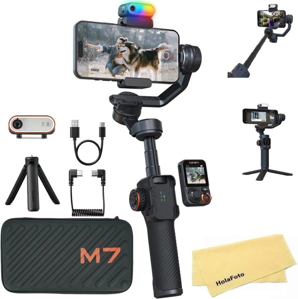 Test : hohem iSteady M7, gimbal AI 3 axes pour smartphone