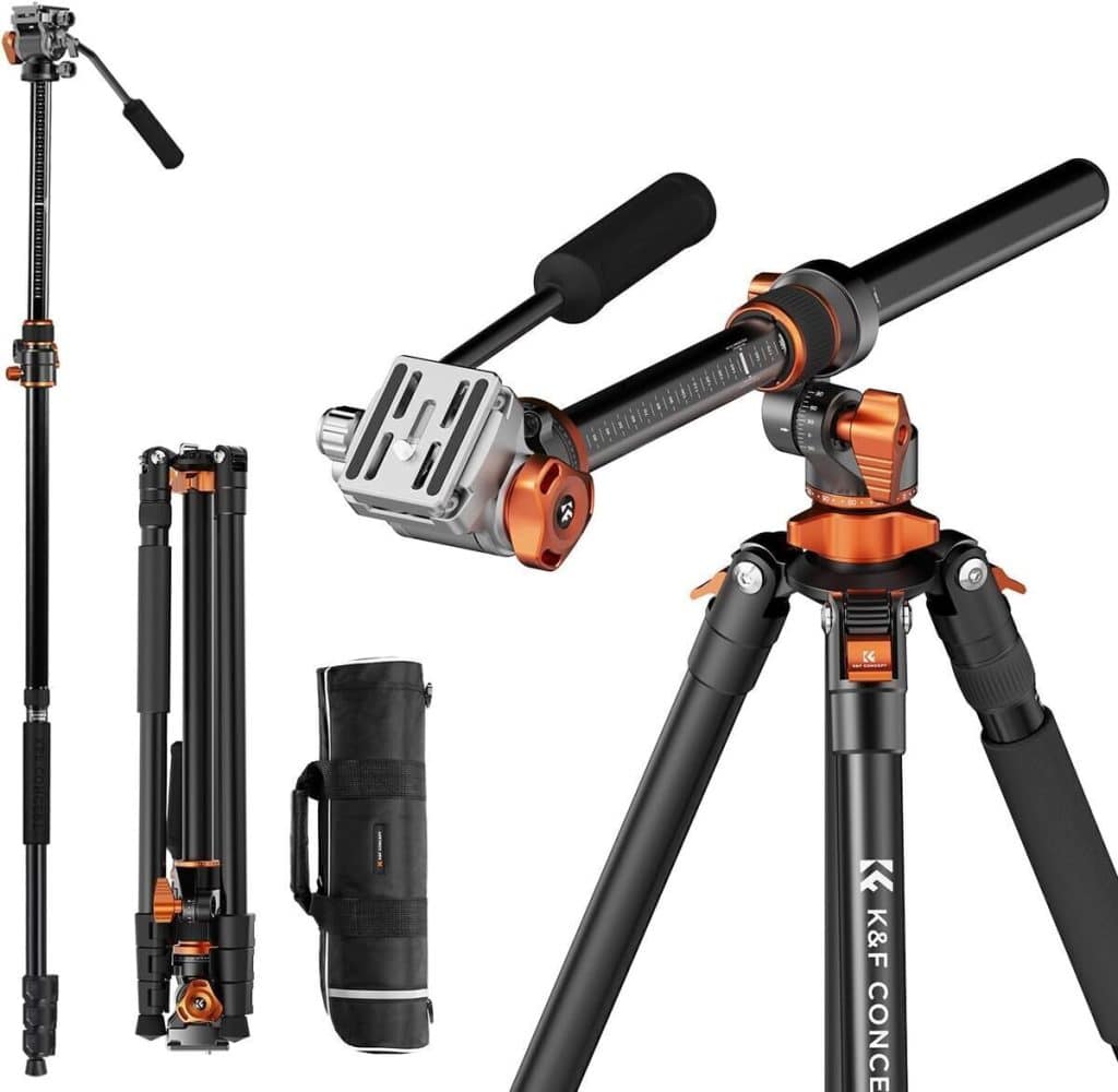 Test : trépied vidéo k&f concept t254a7, stabilité et fluidité maximales