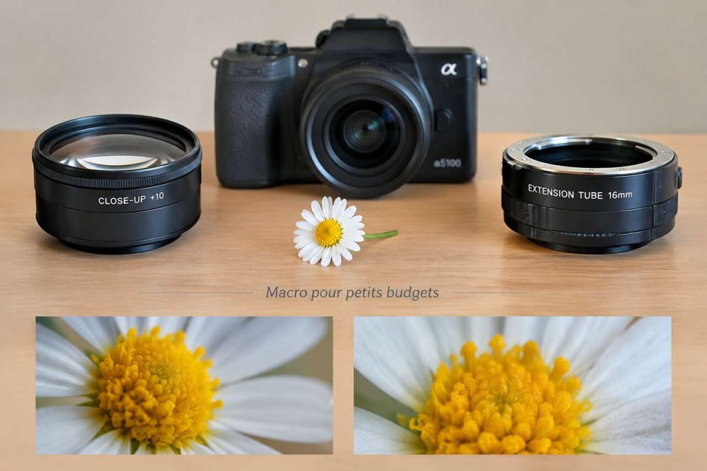 Macro pour petits budgets : bonnette ou tube allonge ?