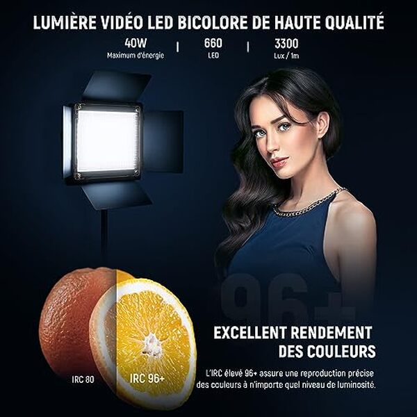 Découvrez notre test complet du pack neewer 660 LED bicolores pour studio. Performances, qualité et prix : tous les détails pour bien choisir votre éclairage professionnel. 
