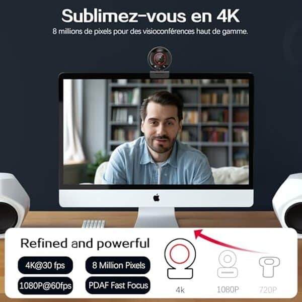 Découvrez notre test détaillé de la webcam Angetube 4K : focus automatique intelligent et micros avec IA pour vos vidéos professionnelles. Performances et qualité d'image analysées.