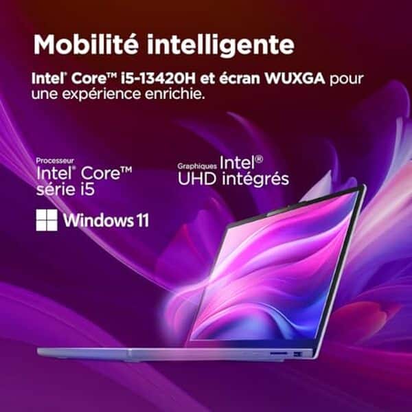 Découvrez notre test du Lenovo IdeaPad Slim 3 15IRH10 : performances, design élégant et autonomie pour les professionnels en déplacement.