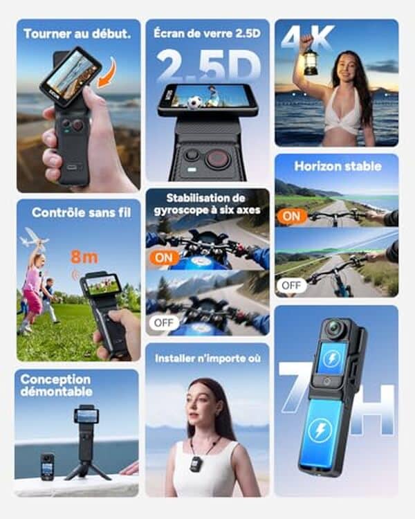 Découvrez notre test complet de la caméra d'action SJCAM C400 4K avec écran rotatif : caractéristiques, performances vidéo et avis détaillé pour vous aider à choisir.