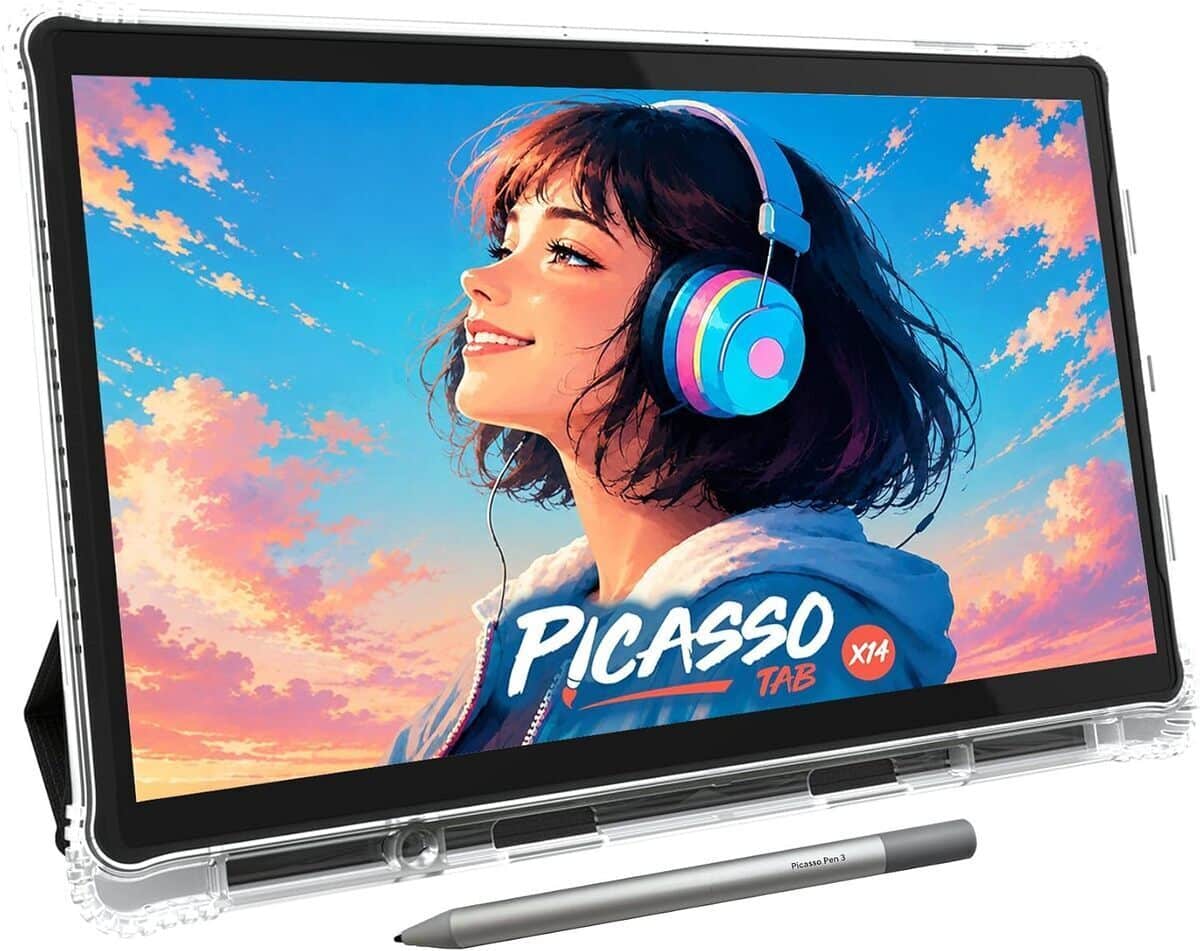 Test de la tablette graphique autonome PicassoTab X14 : créativité sans limites